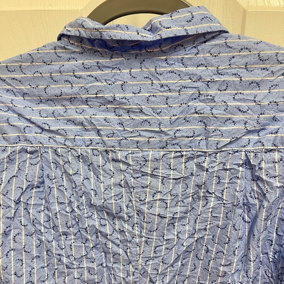 Frank & Eileen Blue Pattern Barry Button Down - Picture 10 of 11